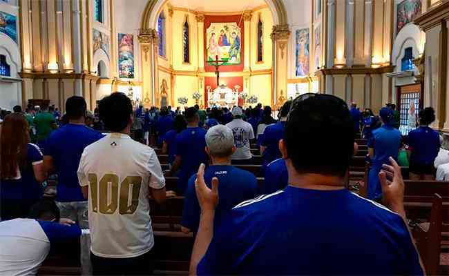 Cruzeiro celebrou 101 anos em missa de ao de graas no Barro Preto