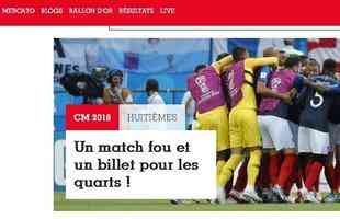 France Football, da Frana: 'Um jogo maluco e um ingresso para as quartas!'