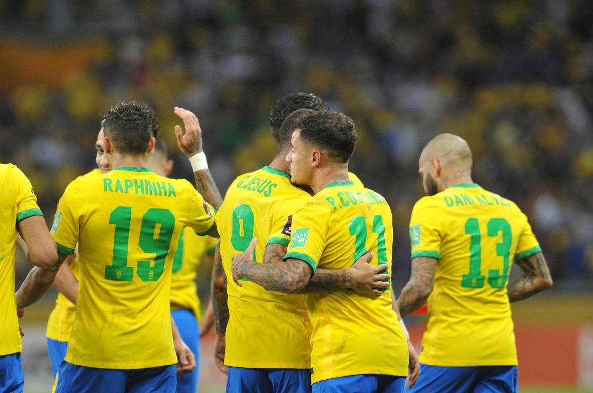 Brasil goleou o Paraguai por 4 a 0 no Mineiro, em BH, pelas Eliminatrias da Copa do Mundo, com gols de Raphinha, Philippe Coutinho, Antony e Rodrygo