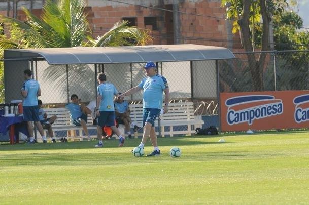 Fotos do treino do Cruzeiro desta quarta-feira, 2 de outubro, na Toca da Raposa II