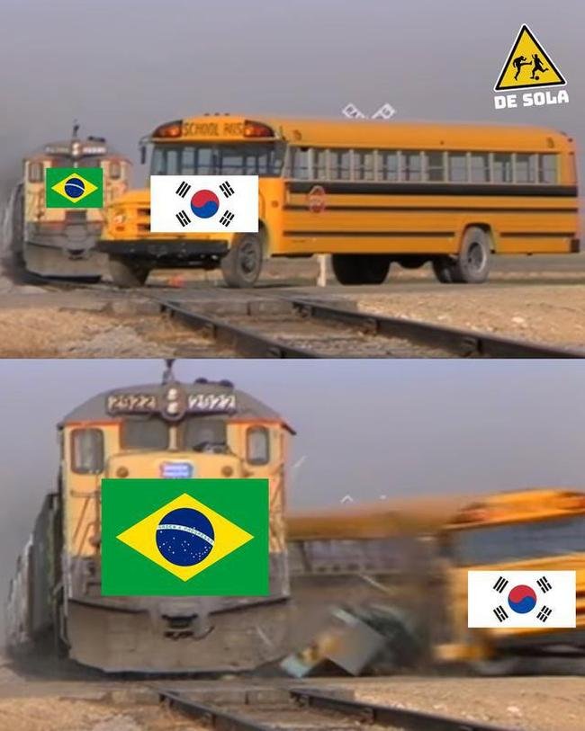 Veja memes da goleada do Brasil sobre a Coreia do Sul na Copa do Mundo