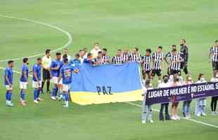 Fotos do clssico entre Atltico e Cruzeiro, no Mineiro, em BH, pela nona rodada do Campeonato Mineiro de 2022