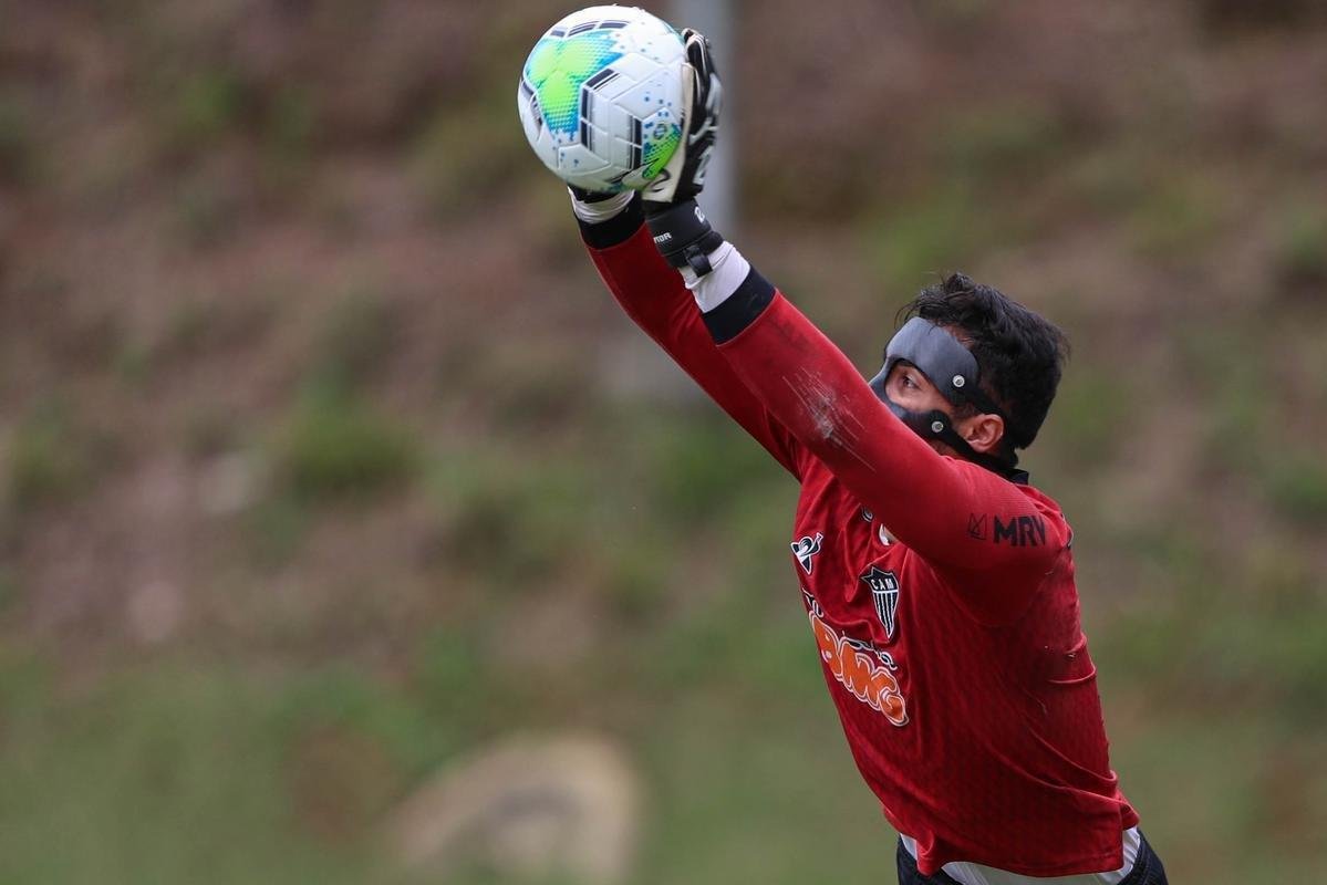 Fotos do último treino do Atlético antes do jogo contra o Bahia