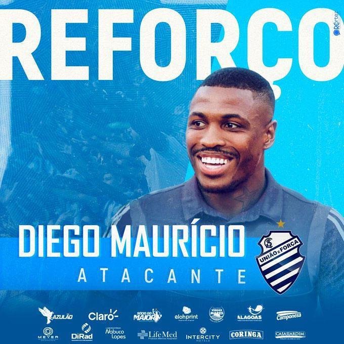 O CSA anunciou a contratao do atacante Diego Maurcio, que estava Busan IPark, da Coreia do Sul