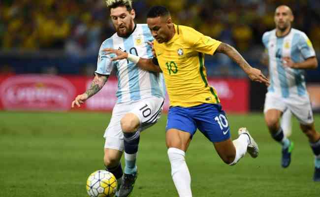 Amigos e ex-companheiros de time, Messi e Neymar disputam ttulo da Copa Amrica neste sbado