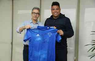 Encontro de Ronaldo, do Cruzeiro, com governador Romeu Zema