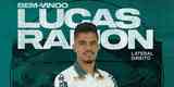 O Coritiba anunciou a contratao do lateral-direito Lucas Ramon, que estava no Bragantino