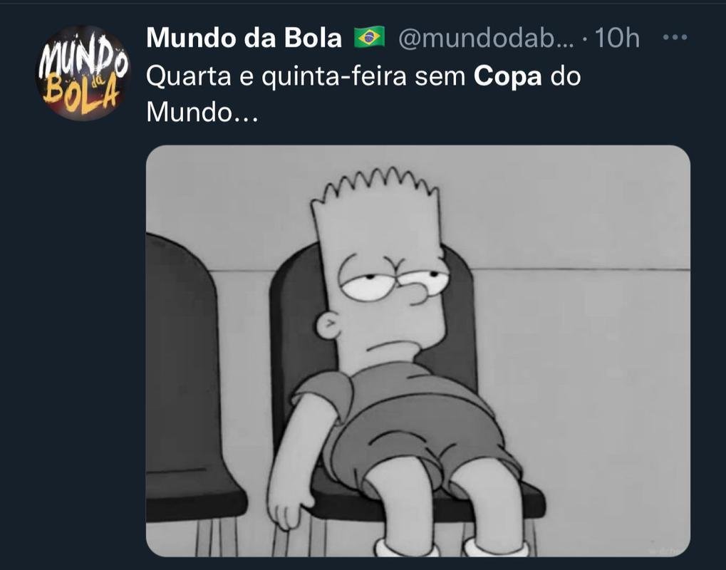 Memes do primeiro dia sem Copa do Mundo
