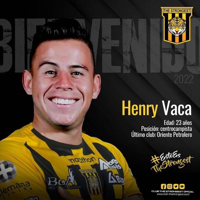 Henry Vaca, meio-campista (The Strongest-BOL)