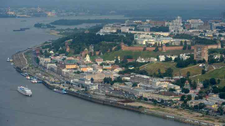 Vista area de Njni Novgorod