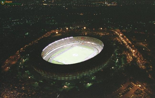 Foto area do Mineiro registrada em 2 de junho de 2004 antes da partida entre Brasil e Argentina pelas Eliminatrias da Copa de 2006. Seleo venceu por 3 a 1, com trs gols de Ronaldo. Sorn descontou.