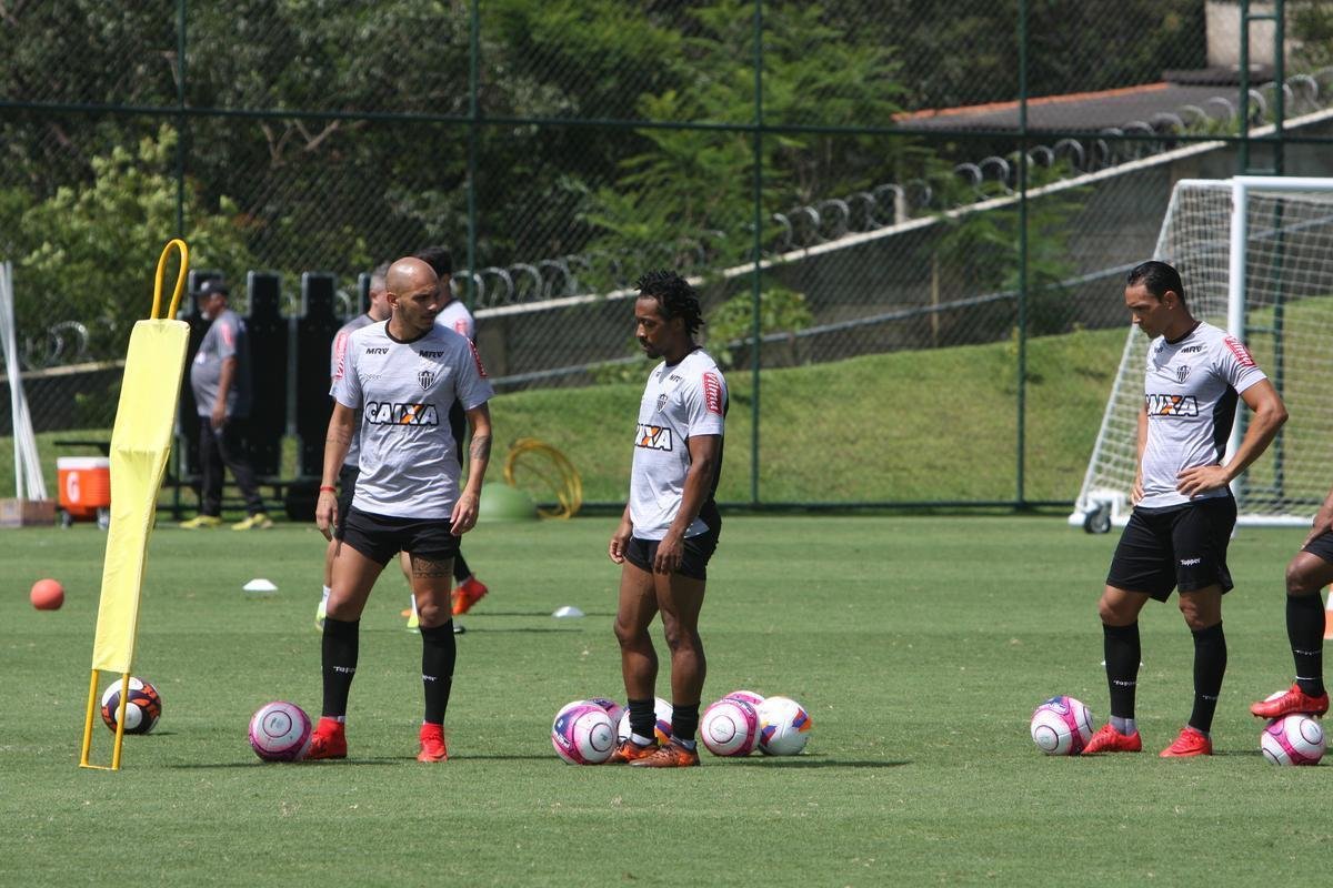 Imagens do treino do Atltico