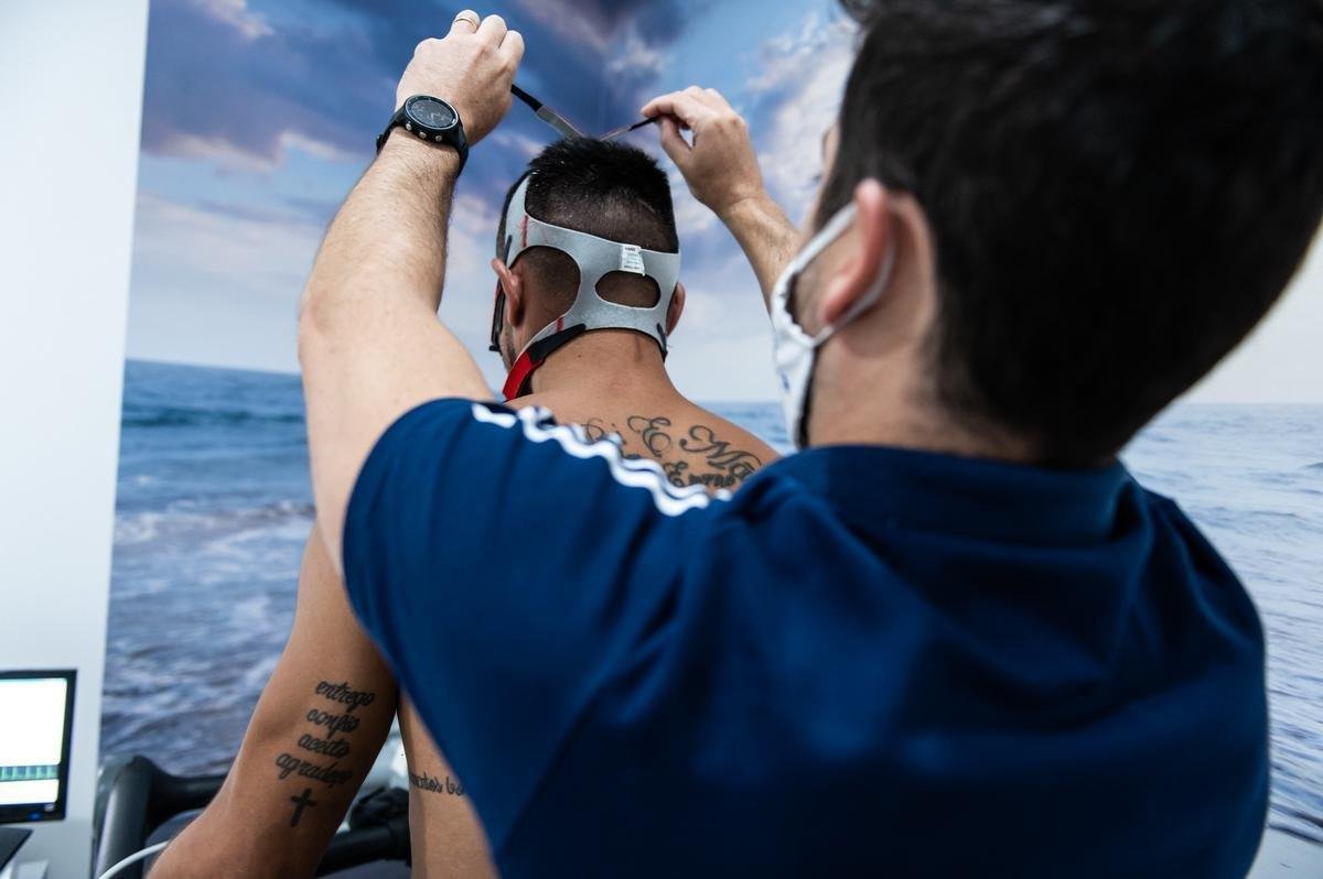 Anunciados como reforos para temporada 2021, Marcinho, Alan Ruschel, Felipe Augusto e Matheus Barbosa realizaram exames na Toca da Raposa II