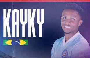 Bahia anunciou o atacante Kayky