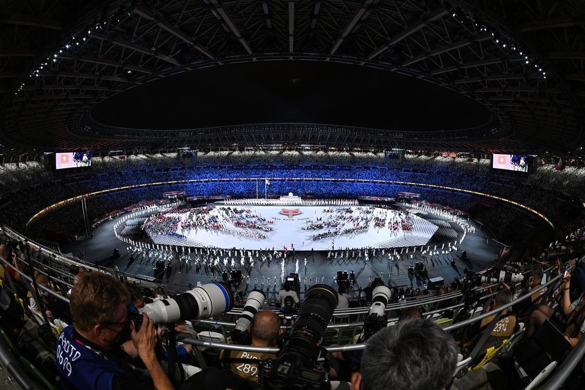 Fotos da Cerimnia de Abertura dos Jogos Paralmpicos de Tquio