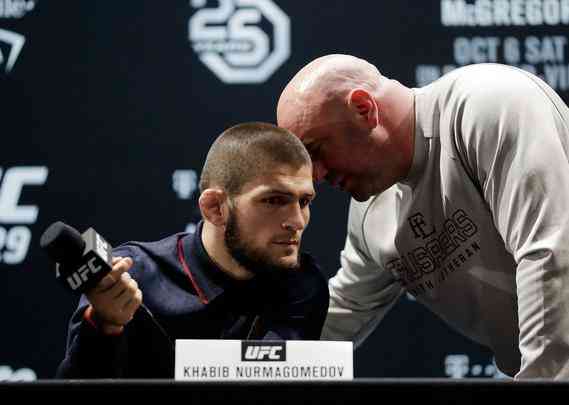 Imagens do Media Day do UFC 229, com Conor McGregor e Khabib Nurmagomedov