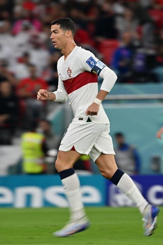 As reaes de Cristiano Ronaldo no banco e durante o jogo contra Marrocos pelas quartas de final da Copa do Mundo