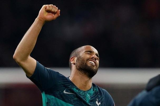 Lucas marcou três vezes contra o Ajax e conduziu o Tottenham à final da Liga dos Campeões