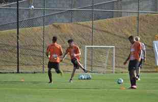 Atltico treinou nesta tera-feira, em preparao para enfrentar o Botafogo