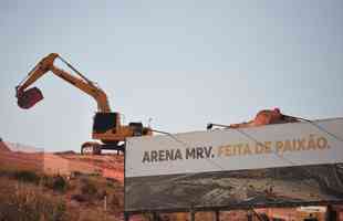 Novas fotos da construo da Arena MRV, do Atltico (10/9)