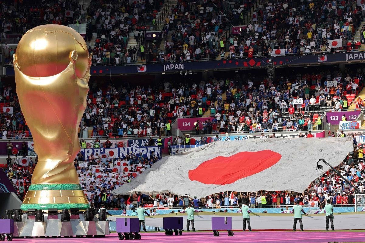 Japoneses esbanjaram criatividade na partida Japo x Costa Rica, no Catar