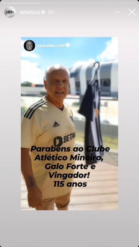 Jogadores e ex-atletas do Atltico mandaram mensagens ao clube pelo aniversrio de 115 anos.