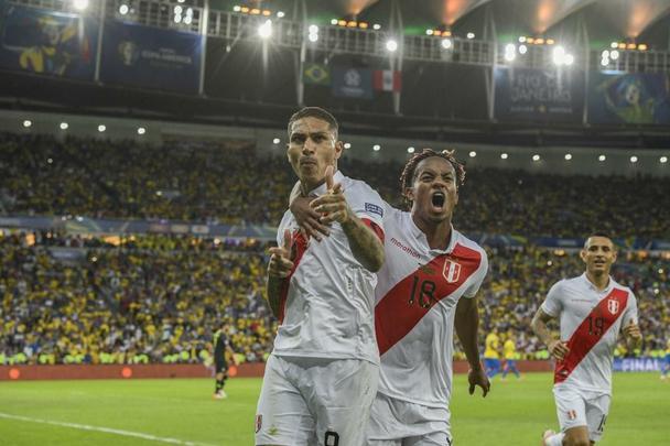Paolo Guerrero marcou o gol de empate do Peru na final da Copa América