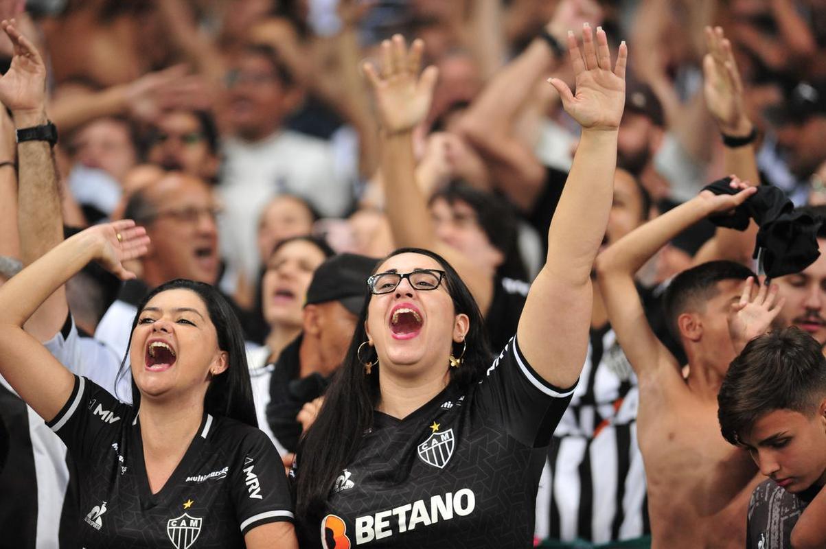 Fotos do jogo de ida das quartas de final da Copa Libertadores, entre Atltico e Palmeiras, no Mineiro