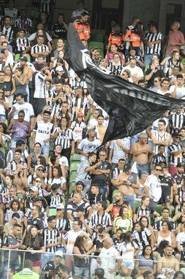 Fotos da torcida do Atltico na partida contra o Boa Esporte