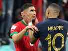 Mbapp consola melhor amigo Hakimi aps a Frana eliminar Marrocos na Copa