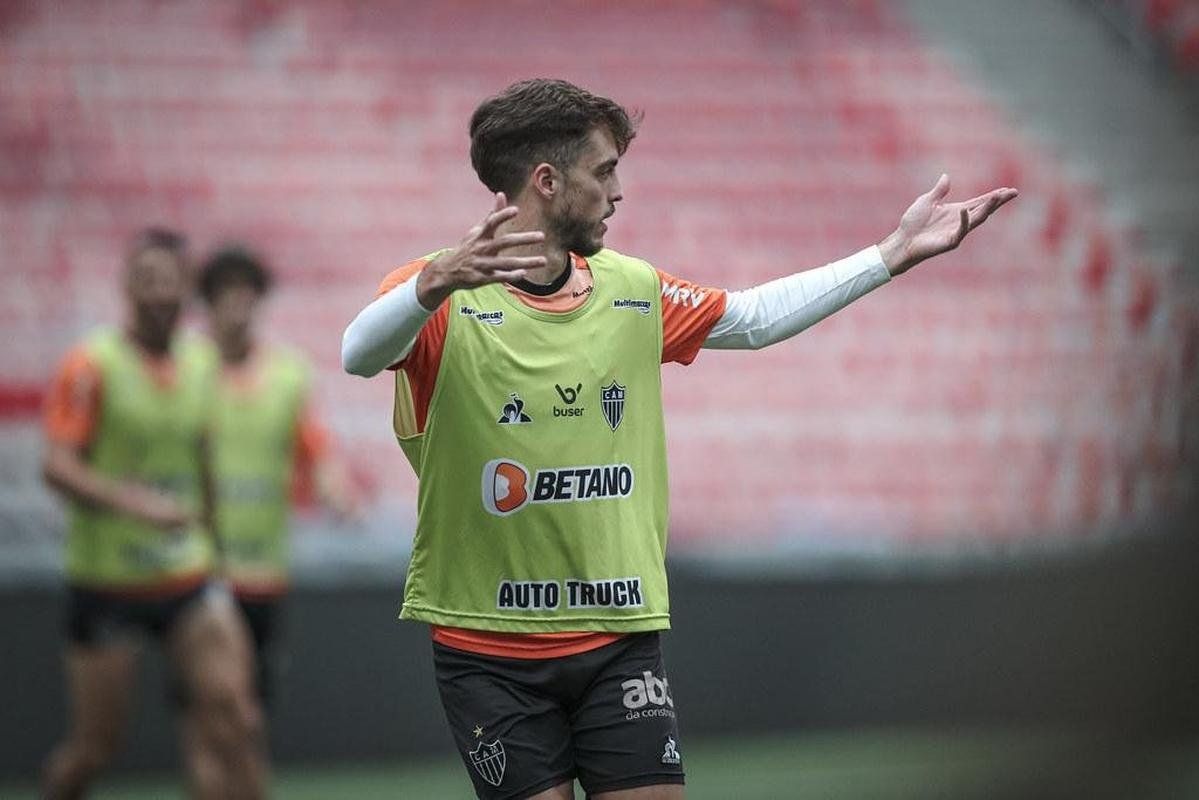 Fotos do ltimo treino do Atltico antes da deciso da Copa do Brasil