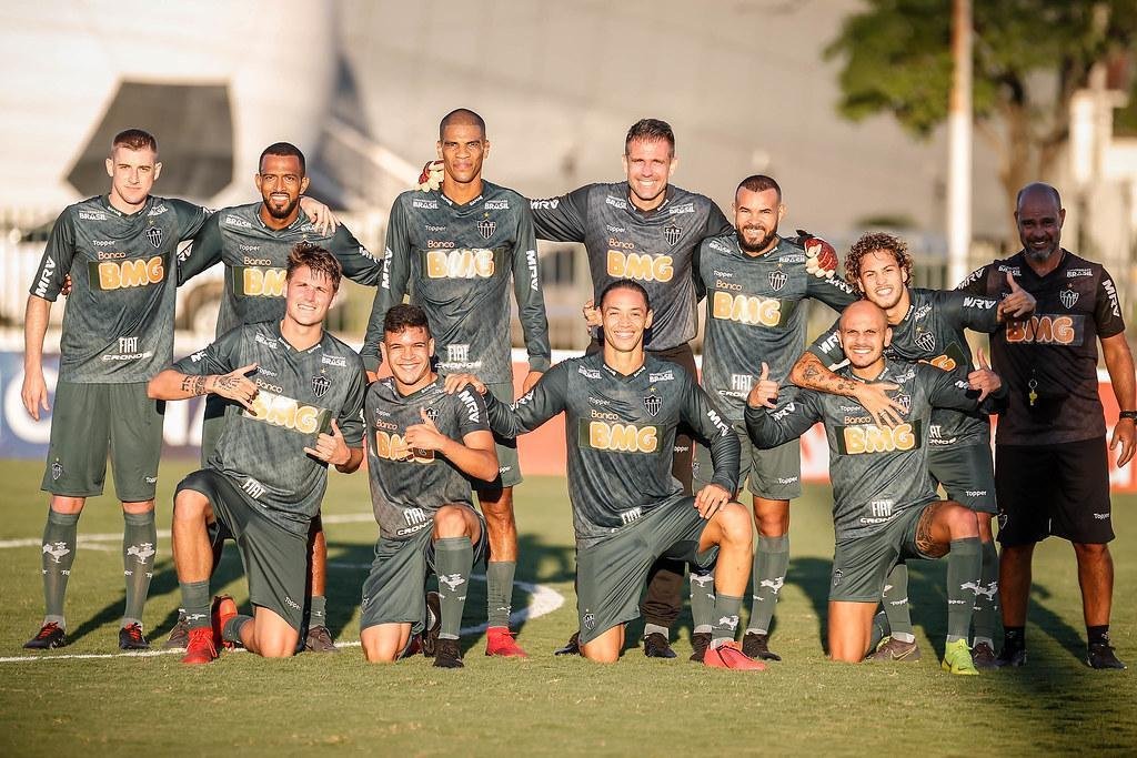 Fotos do treino do Atltico no Paraguai