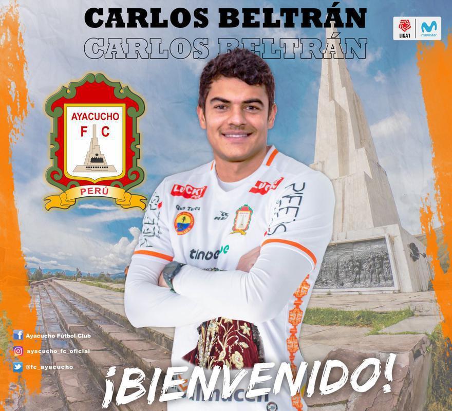 Carlos Beltrán, zagueiro (Ayacucho, do Peru)