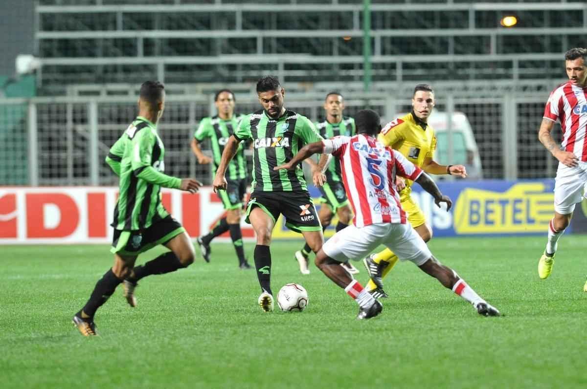 Amrica e Nutico se enfrentaram, no Independncia, pela 20 rodada da Srie B do Brasileiro