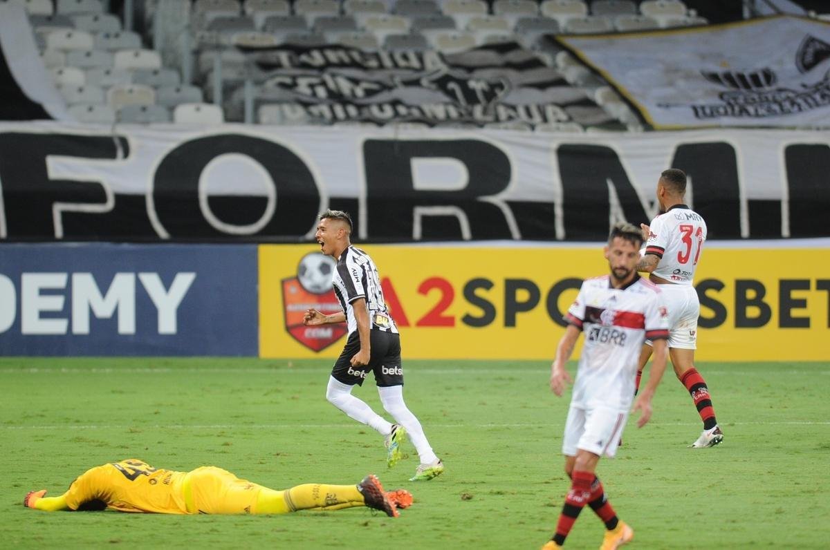 Imagens do jogo entre Atltico e Flamengo, no Mineiro, pelo Brasileiro