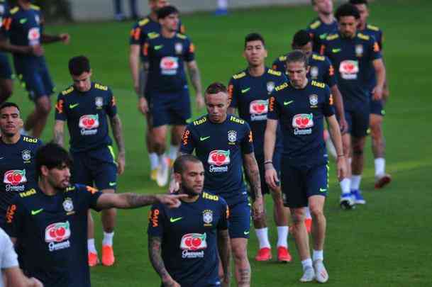 Seleo Brasileira fechou preparao para duelo com a Argentina na Cidade do Galo