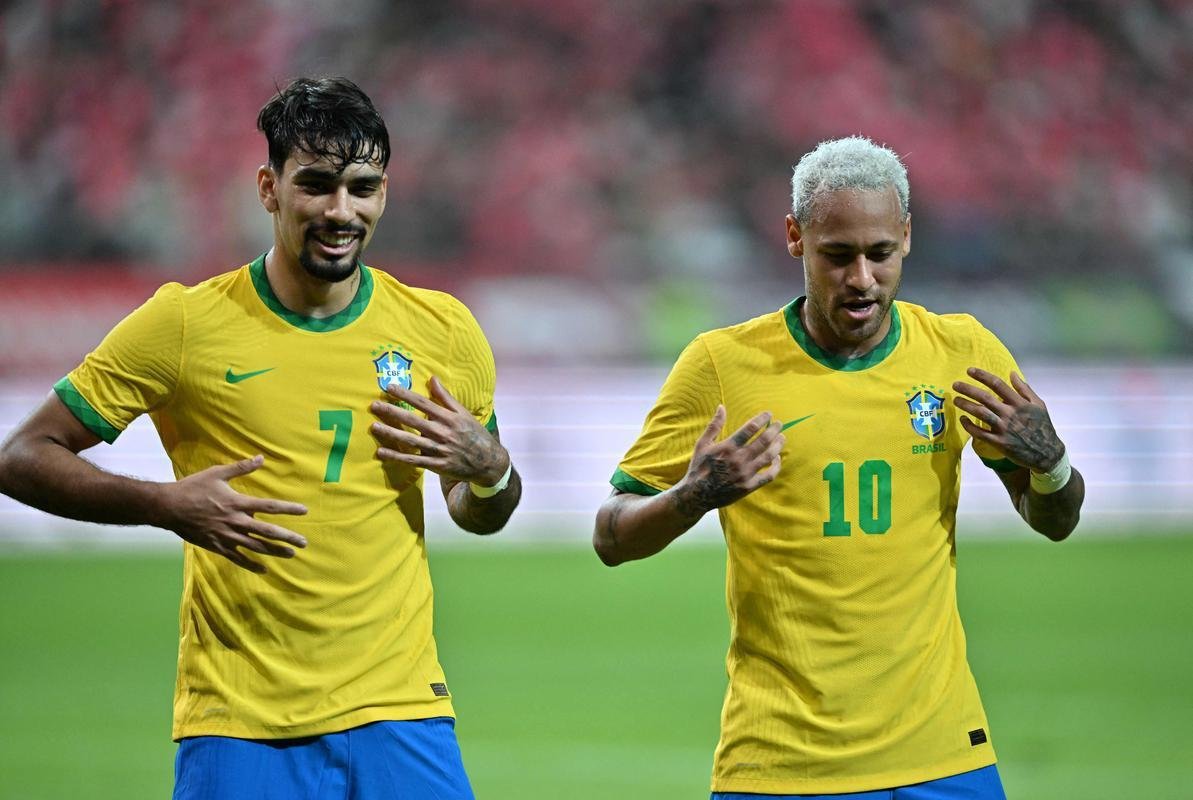 Imagens da goleada do Brasil sobre a Coreia do Sul, em Seul