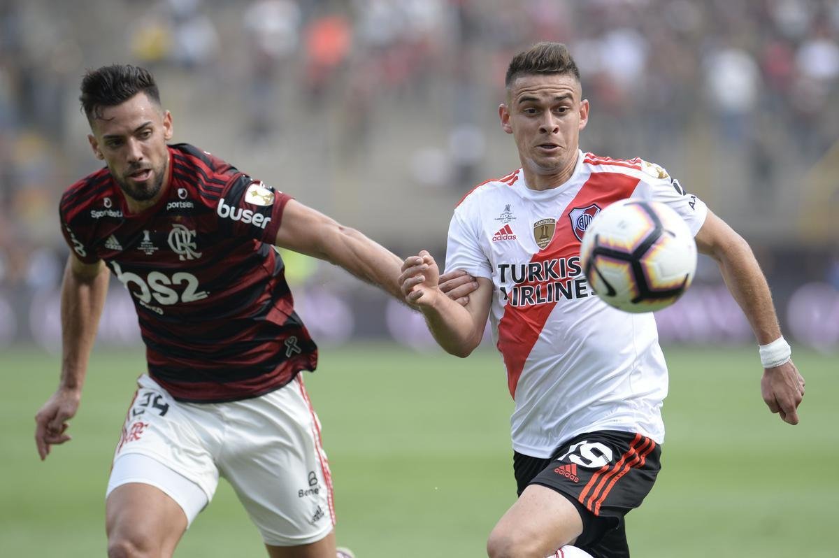 Fotos do jogo entre Flamengo e River Plate