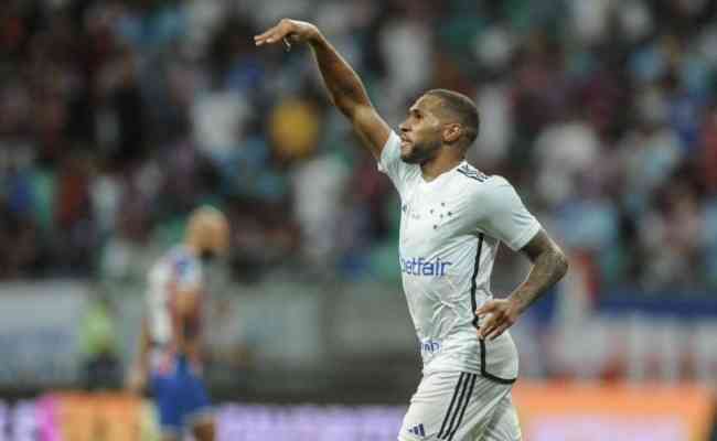 Wesley marcou um dos gols do Cruzeiro contra o Bahia