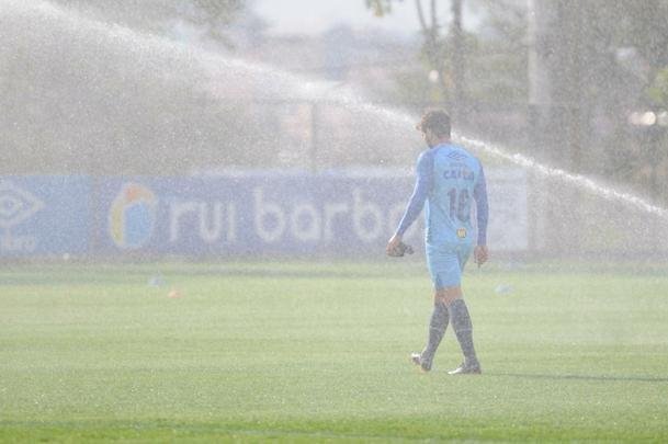 Fotos da reapresentao do Cruzeiro nesta segunda-feira, na Toca da Raposa II. Time se prepara para enfrentar o Boca Juniors, quinta-feira  noite, s 21h45, no Mineiro. Jogo valer pelas quartas de final da Copa Libertadores (Leandro Couri/EM D.A Press)