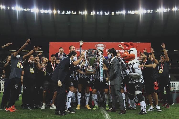 Fotos da festa do Atltico no Mineiro com a conquista do bicampeonato mineiro