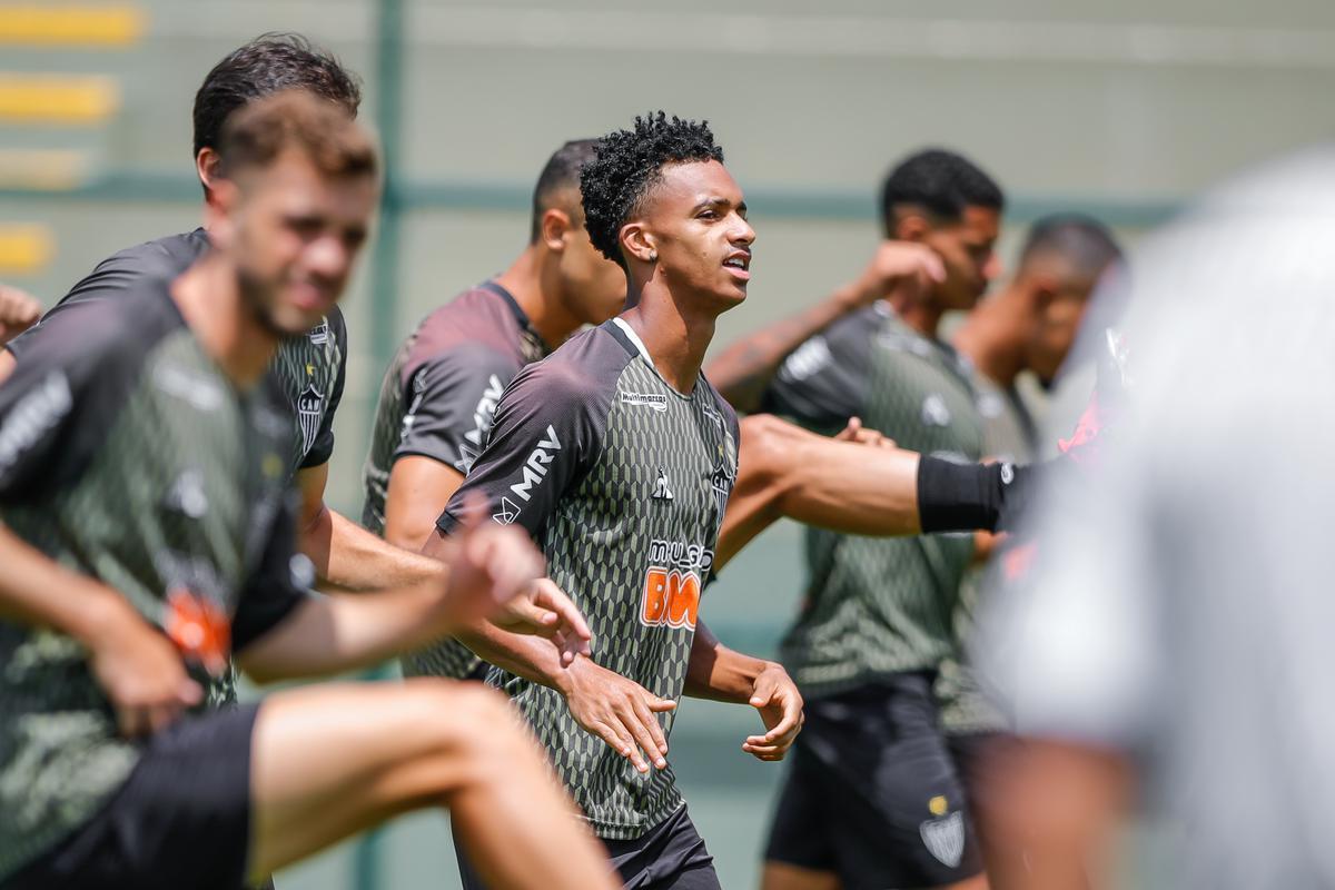 Treino do Atltico nesta tera-feira, na Cidade do Galo