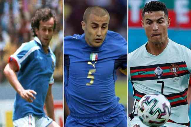 Platini, Cannavaro e Cristiano Ronaldo j foram eleitos como melhores jogadores do mundo e disputaram os Jogos Olmpicos