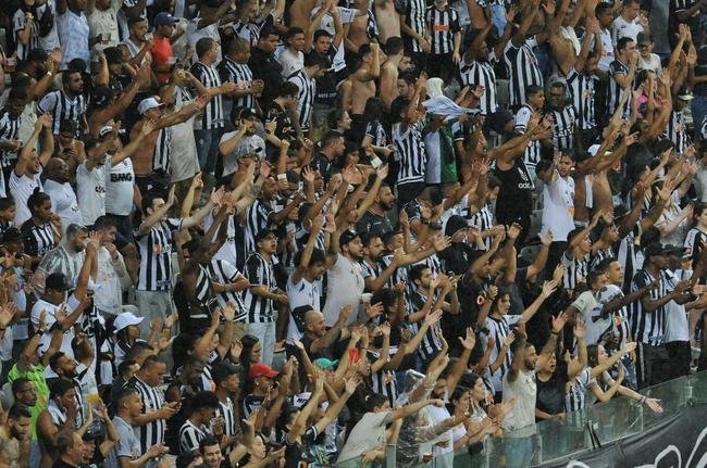 Torcida do Atltico no clssico contra o Amrica, no Mineiro, pela Copa Libertadores
