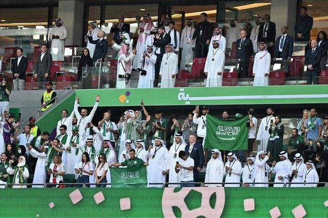 Polnia x Arbia Saudita: fotos da torcida no jogo da Copa do Mundo