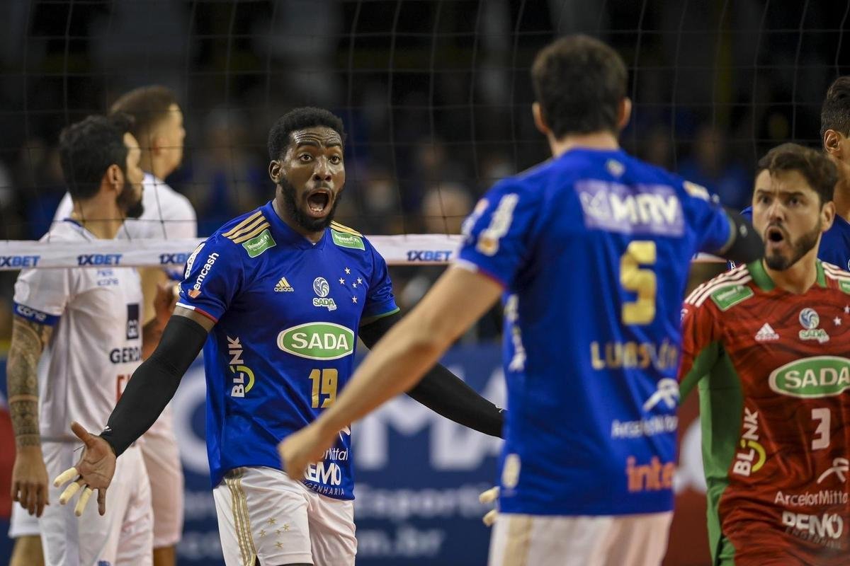 Cruzeiro venceu o Minas no tie-break no primeiro jogo da final da Superliga