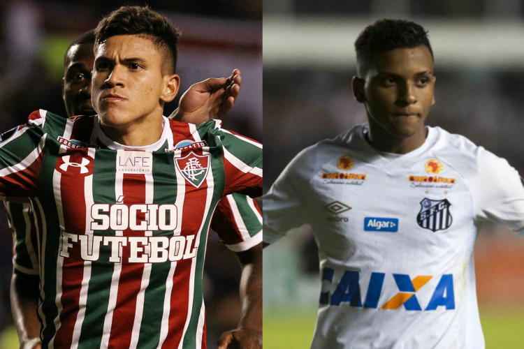 <i>(Foto: Nelson Perez/Fluminense F.C. e Ivan Sartori/Santos)</i>