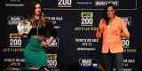 Encaradas agitam coletiva do UFC 200 em Nova York - Miesha Tate e Amanda Nunes