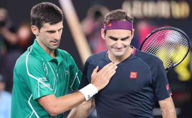 Djokovic e Federer disputaram grandes duelos na ltima dcada