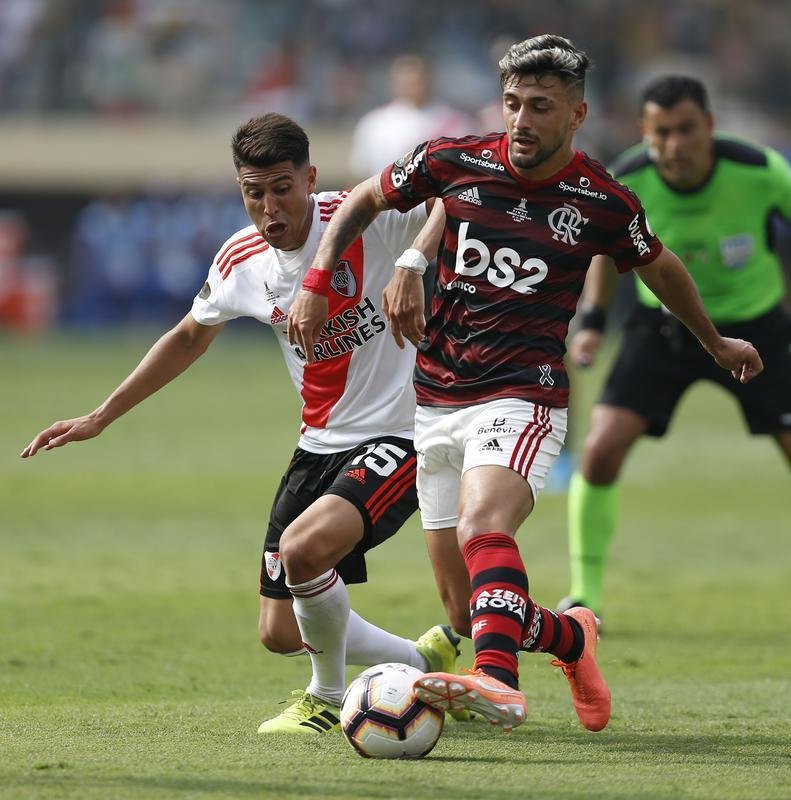 Fotos do jogo entre Flamengo e River Plate